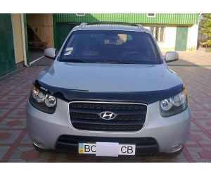  Дефлектор капота для Hyundai Santa Fe 2006-2012 (SIM, SHYSAN0512)