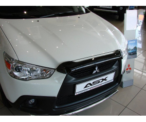  Дефлектор капота (короткий) для Mitsubishi ASX 2010-2013 (SIM, SMIASX1012)