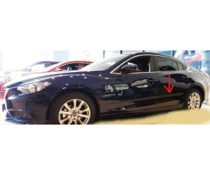  Молдинги на двери для Mazda 6 2012+ (Automotiva, AT.MZD6S12.F16/F20)