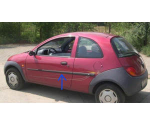  Молдинги на двери для Ford Ka (HB) 1996-2008 (Automotiva, AT.FDKAHB96.F13)