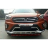  Накладки на передний и задний бамперы для HYUNDAI Tucson IX-25 2014+ (Kindle, HM-HX-B41/HM-HX-B42)