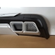  Накладки на задний бампер для Kia Sorento 2015+ (Kindle, KSO-B52)