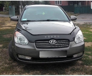  Дефлектор капота для Hyundai Accent/Verna 2006-2009 (VIP, HYD14)