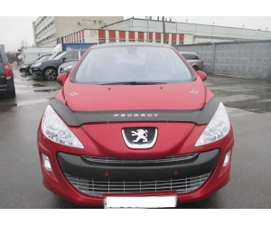  Дефлектор капота для Peugeot 308 2008+ (VIP, PG11)