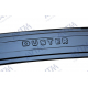  Накладка на решетку бампера (для зимы, низ., глянцевая) для Renault Duster 2010+ (AVTM, FLGL0138)
