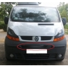 Накладка на решетку бампера (для зимы, средняя, глянцевая) для Renault Trafic/Opel Vivaro 2001-2006 (AVTM, FLGL0127) Накладка на решетку бампера (для зимы, средняя, глянцевая) для Renault Trafic/Opel Vivaro 2001-2006 (AVTM, FLGL0127)