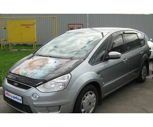  Дефлекторы окон (ветровики) для Ford S-MAX 2006-2010 (SIM, SFOSMA0632)