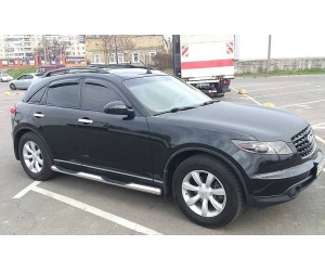  Дефлекторы окон (ветровики) для Infiniti FX35/FX45 2003-2008 (SIM, SINFX3532)