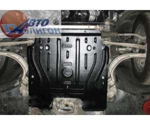  Защита коробки для Audi A4 2008-2012 (1,8 TFSi МКПП/АКПП) (POLIGONAVTO, St)