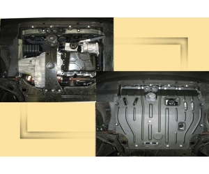  Защита картера двигателя для Dodge Avenger 2007+ (1,5) (POLIGONAVTO, St)