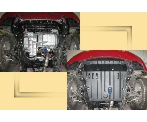  Защита картера двигателя для Honda Accord VIII 2007+ (2,0; 2,4; 3,5) (POLIGONAVTO, St)