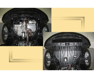  Защита картера двигателя для Mazda CX-9 2007+ (3,5) (POLIGONAVTO, A)