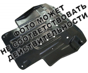  Защита картера двигателя для Peugeot 206 1998+ (POLIGONAVTO, E)