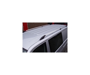  Рейлинги алюминиевые (концевики АЛЮМИНИЕВЫЕ) для Volkswagen T5 LONG 2004+ (Can-Otomotive, VWT5ABSSLG)