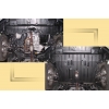  Защита картера двигателя для Toyota Camry 2006+ (куз. 40/hybrid/ 2,4;3,5) (POLIGONAVTO, St)