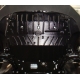  Защита картера двигателя для Volkswagen Caddy 2011+ (2.0 TDi/1.2 TSi (с мет. подрамником)) (POLIGONAVTO, E)