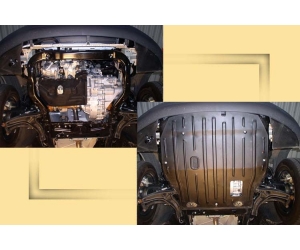  Защита картера двигателя для Volkswagen Transporter 2004+ (T5 1,9TDI; 2,5TDI) (POLIGONAVTO, St)