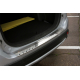  Накладка с загибом на задний бампер для Mitsubishi Outlander III (FL) 2015+ (Alu-Frost, 25-4089)