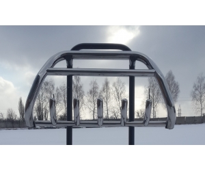  Защита передняя низкая с клыками D60 для Volkswagen Amarok 2009+ (ARP, ST.WT.003)