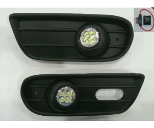  Комплект штатных противотуманных фар (LED) для Volkswagen Transporter/T4 1990-2003 (Gplast, GPVL162)