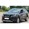  Защита переднего бампера (двойная, D60) для Nissan Qashqai 2015+ (ST-LINE, ST.NQ15.ST015/d60)