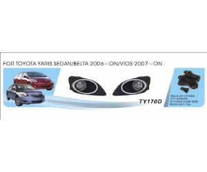  Фары противотуманные для Toyota Yaris SD 2006-2008 (AVTM, TY-170D-W (6))