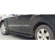  Боковые пороги (Allmond Black) для Nissan X-Trail / Rogue 2014+ (Erkul, NSXT14RB4B183AMB)