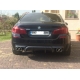  Накладка на задний М бампер для BMW 5-series (F10) 2009+ (LERRIUM, BL191 182-012)