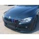  Накладка на передний М бампер для BMW 3 Series (F30) 2012+ (LERRIUM, BL191 182-015)