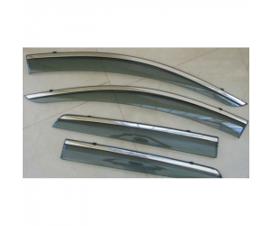  Дефлекторы окон (с молдингом из нерж. стали) для Suzuki SX-4 S-Cross 2014+ (ASP, BSKFY23-W/S)