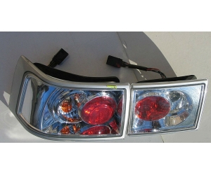  Задняя светодиодная оптика (задние фонари) для ВАЗ 2110 1995+ (JUNYAN, pro-2110-chrome)