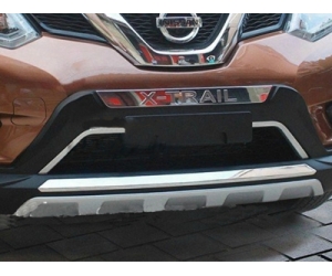  Накладка на передний бампер для Nissan X-Trail 2014+ (Kindle, NX-B41)