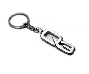 Брелок STEEL для ключей Audi Q3 (AWA, steel-q3-logo)