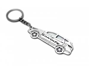  Брелок STEEL для ключей Hyundai SantaFe 2012-2019 (AWA, steel-santa-12)