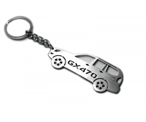  Брелок STEEL для ключей Lexus GX 470 2002-2009 (AWA, steel-lex-gx470)
