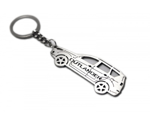  Брелок STEEL для ключей Mitsubishi Outlander II XL 2007-2010 (AWA, steel-mit-xl-07)