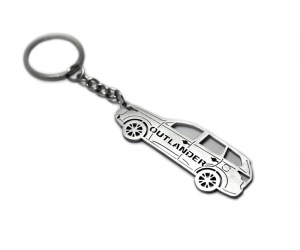  Брелок STEEL для ключей Mitsubishi Outlander III 2012+ (AWA, steel-mit-out-3)