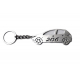  Брелок STEEL для ключей Peugeot 206 1996-2006 (AWA, steel-peu-206)