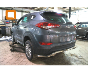  Защита заднего бампера (волна, D60) для Hyundai Tucson 2015+ (Can-Otomotiv, HYTU.55.1241)