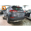   Защита заднего бампера (двойная, D60) для Hyundai Tucson 2015+ (Can-Otomotiv, HYTU.55.1242)