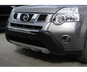  Накладка на передний бампер Nissan X-Trail 2010-2013 (PRC, XTR120301)