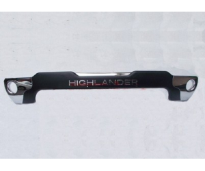  Накладка на задний бампер для Toyota Highlander 2007-2013 (PRC, DS-HTL-002)