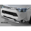  Защита переднего бампера (двойная, D60) для Mitsubishi Outlander 2012-2015 (Can-Otomotiv, MIOL.33.2063)