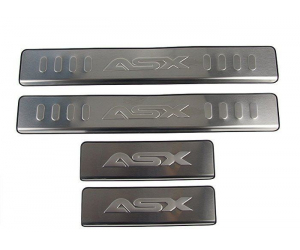  Накладки на внутренние пороги (4 шт.) для Mitsubishi ASX 2010-2012 (PRC, JX100601)