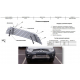  Решетка переднего бампера для Mitsubishi Pajero Sport/L200 2014-2015 (Can-Otomotiv, MIPA.27.4021)