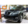  Защита переднего бампера (одинарная, D76) для Nissan Pathfinder 2014+ (Can-Otomotiv, NIPA.33.4053)