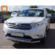  Защита переднего бампера (Shark, D60) для Toyota Highlander 2010-2013 (Can-Otomotiv, TOHI.33.0030)