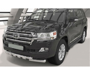  Защита переднего бампера (Shark, D76) для Toyota Land Cruiser 200 2015+ (Can-Otomotiv, TOC2.33.1503)