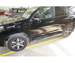  Боковые пороги для Toyota Land Cruiser 150 2009+ (Can-Otomotive, TOC5.43.3385)