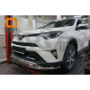  Защита переднего бампера (двойная, D60/42) для Toyota RAV 4 2016+ (Can-Otomotiv, TOR4.33.3782)